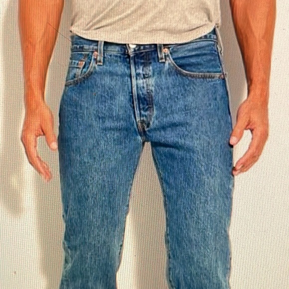 Vintage Levi 501 Red Tab Size 36 30 length Jeans - Picture 2 of 10